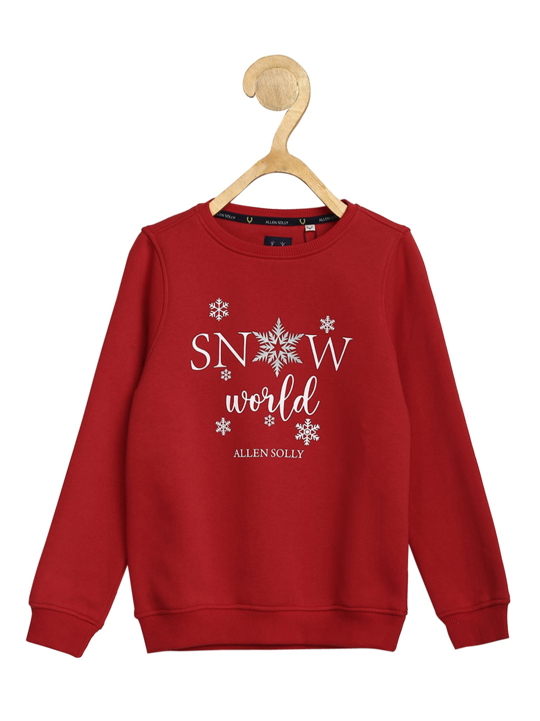 

Allen Solly Junior Girls Maroon Printed Sweatshirt