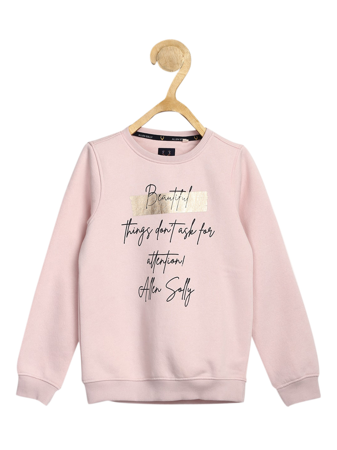 

Allen Solly Junior Girls Pink Printed Sweatshirt