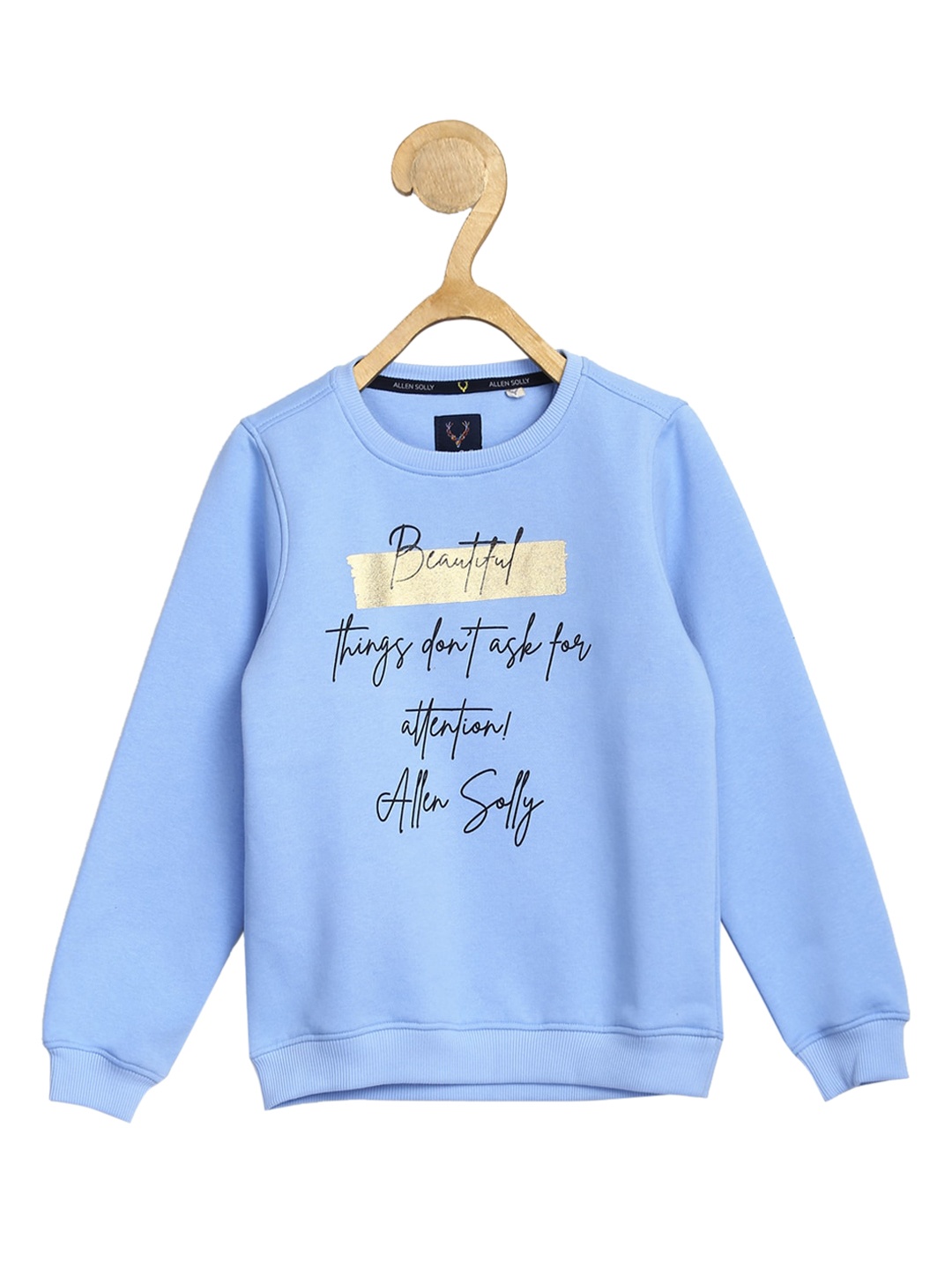 

Allen Solly Junior Girls Blue Printed Sweatshirt
