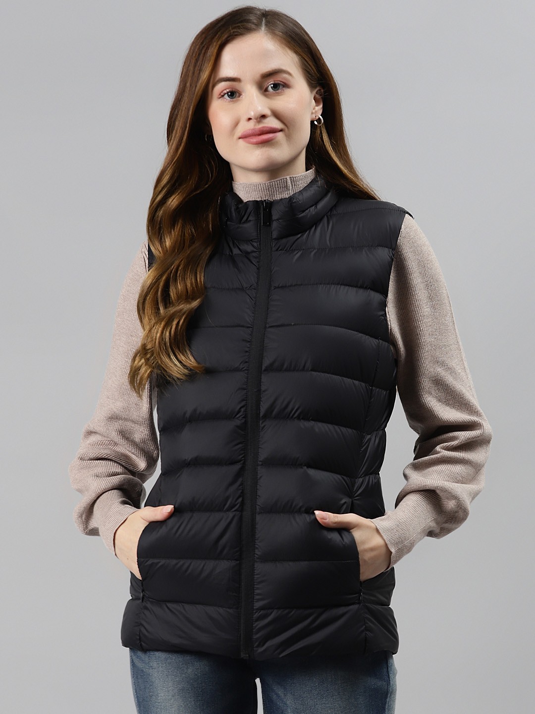 

Marks & Spencer Women Black Puffer Jacket