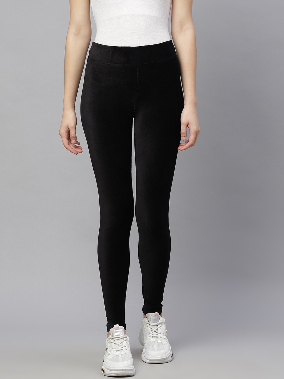 

Marks & Spencer Women Black Solid High-Rise Leggings