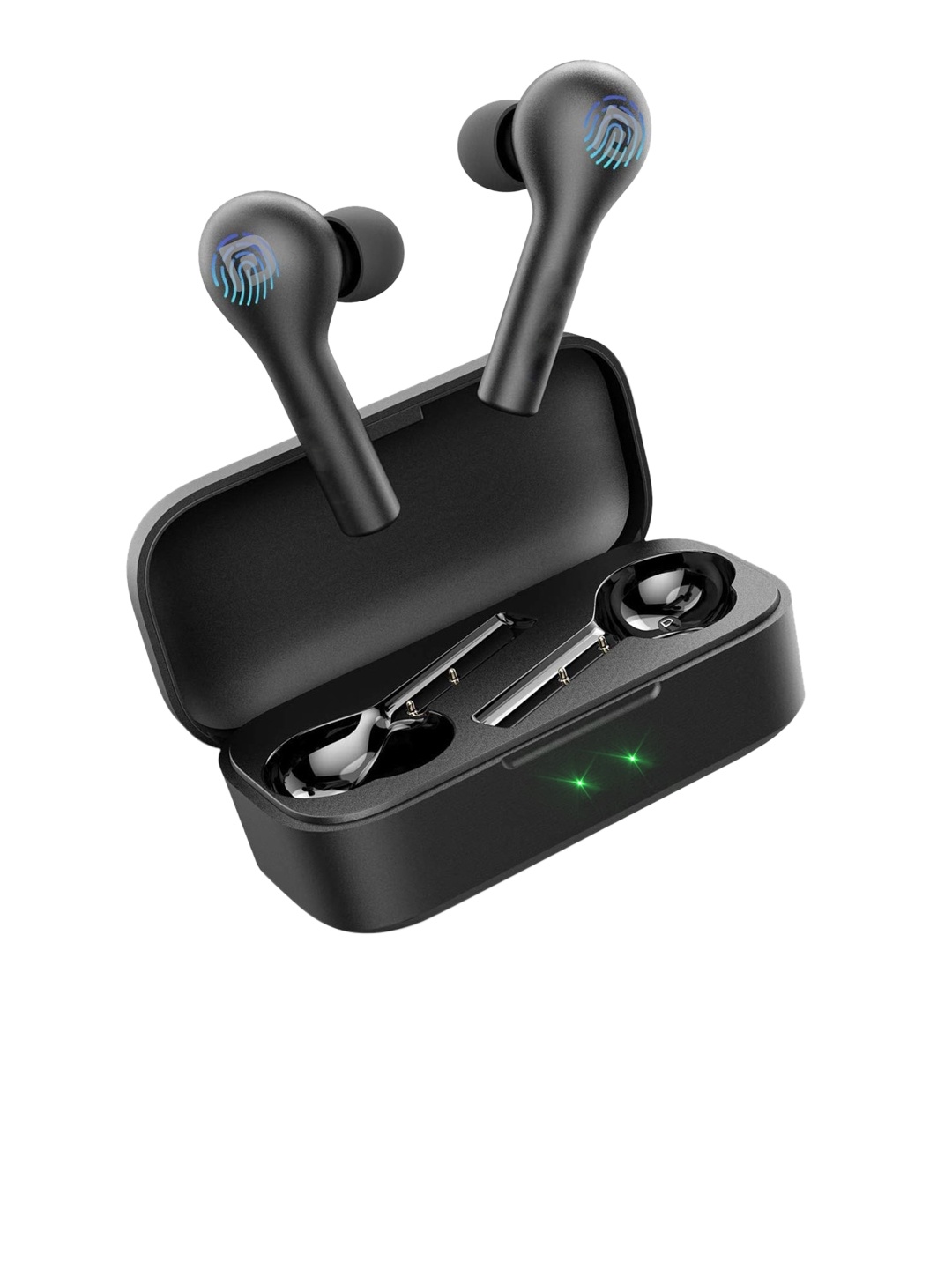 

Portronics Black Harmonics Twins II SmartTWS Bluetooth Earbuds