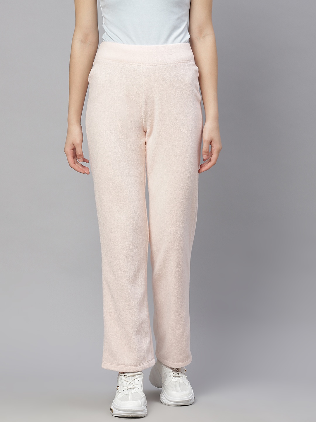 

Marks & Spencer Women Pink Relaxed Fit Track Pants