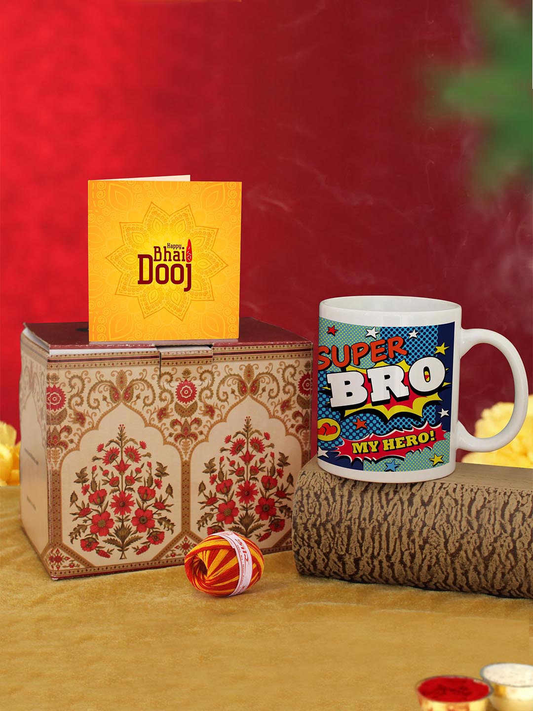 

TIED RIBBONS Bhai Dooj Combo Gift Pack- 2 Pieces, Multi
