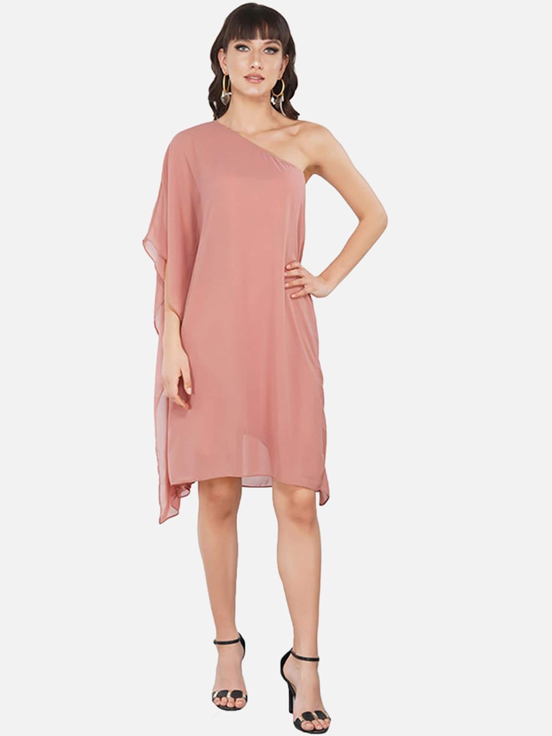 

ATTIC SALT Pink Georgette Kaftan Dress