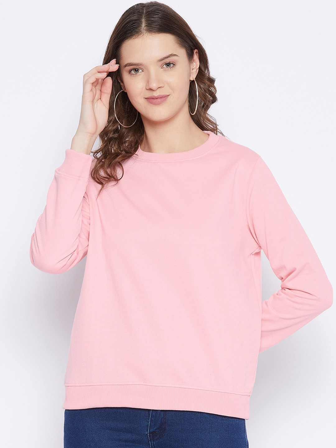 

FRENCH FLEXIOUS Women Pink Sweatshirt