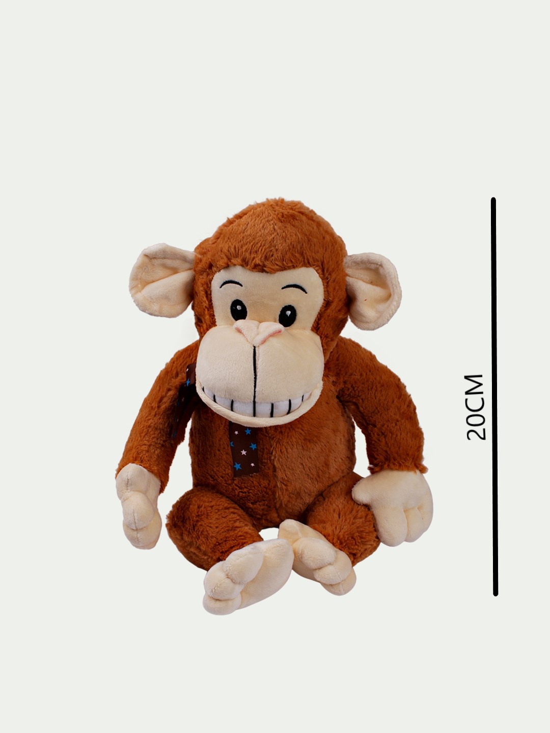 

DukieKooky Kids Brown & Beige Chimpanzee Soft Toy