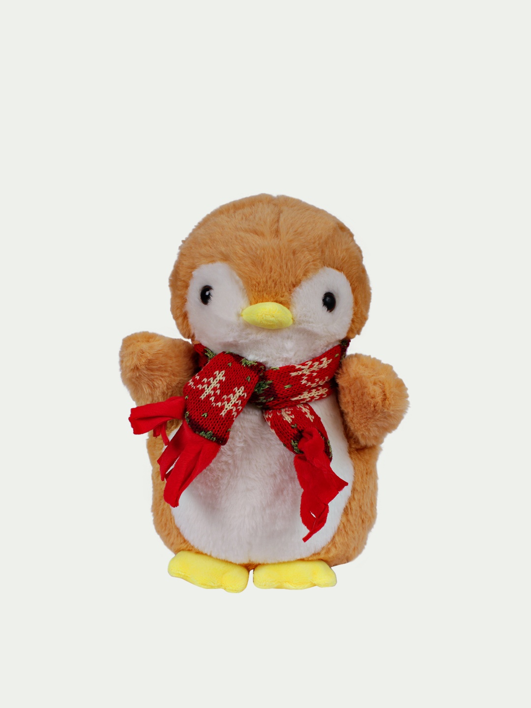 

DukieKooky Kids Brown And White Snowy Penguin Soft Toy