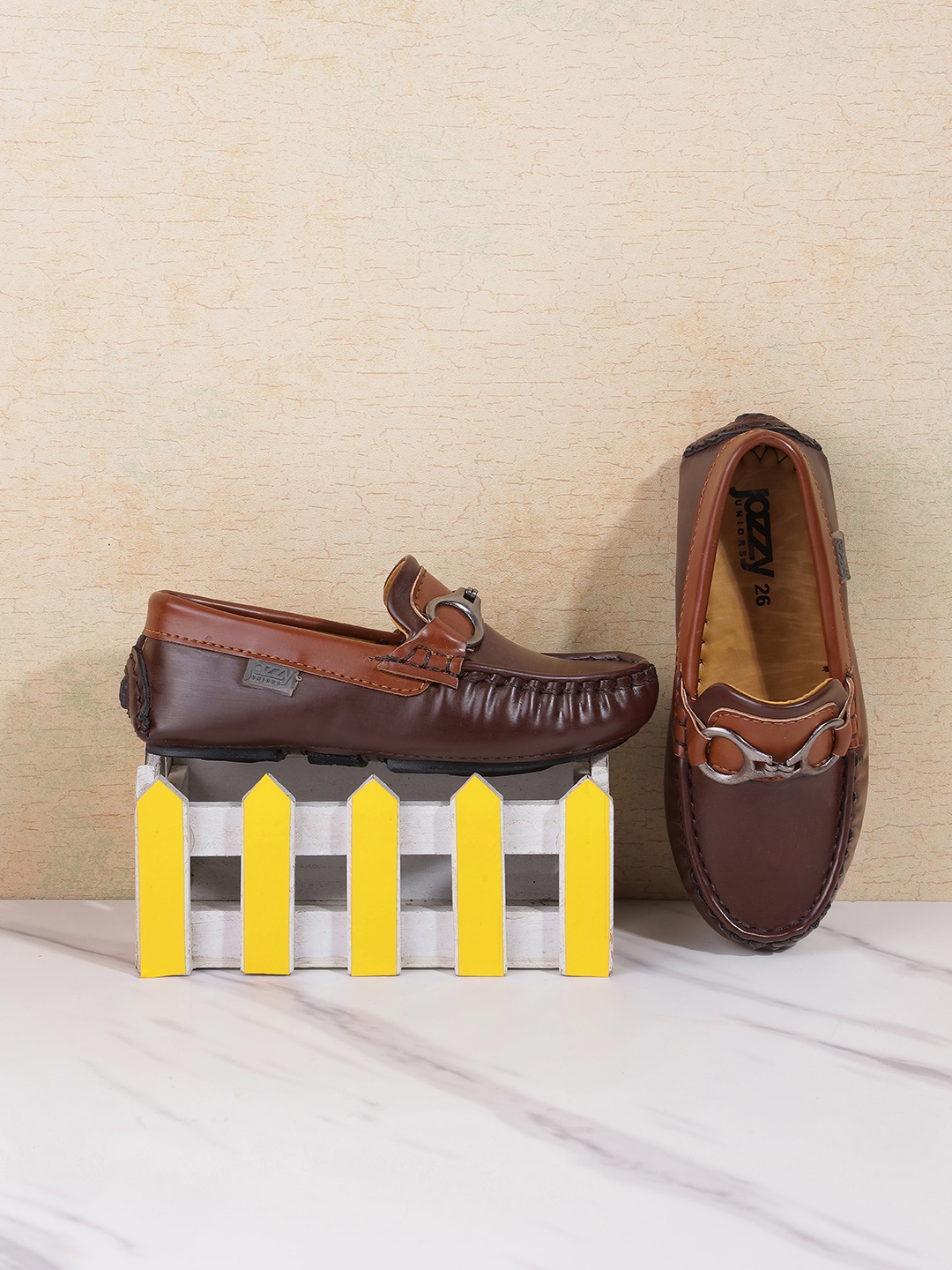 

Jazzy Juniors Boys Brown Loafers