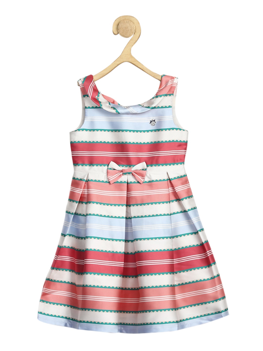 

Allen Solly Junior Pink & Blue Striped Dress