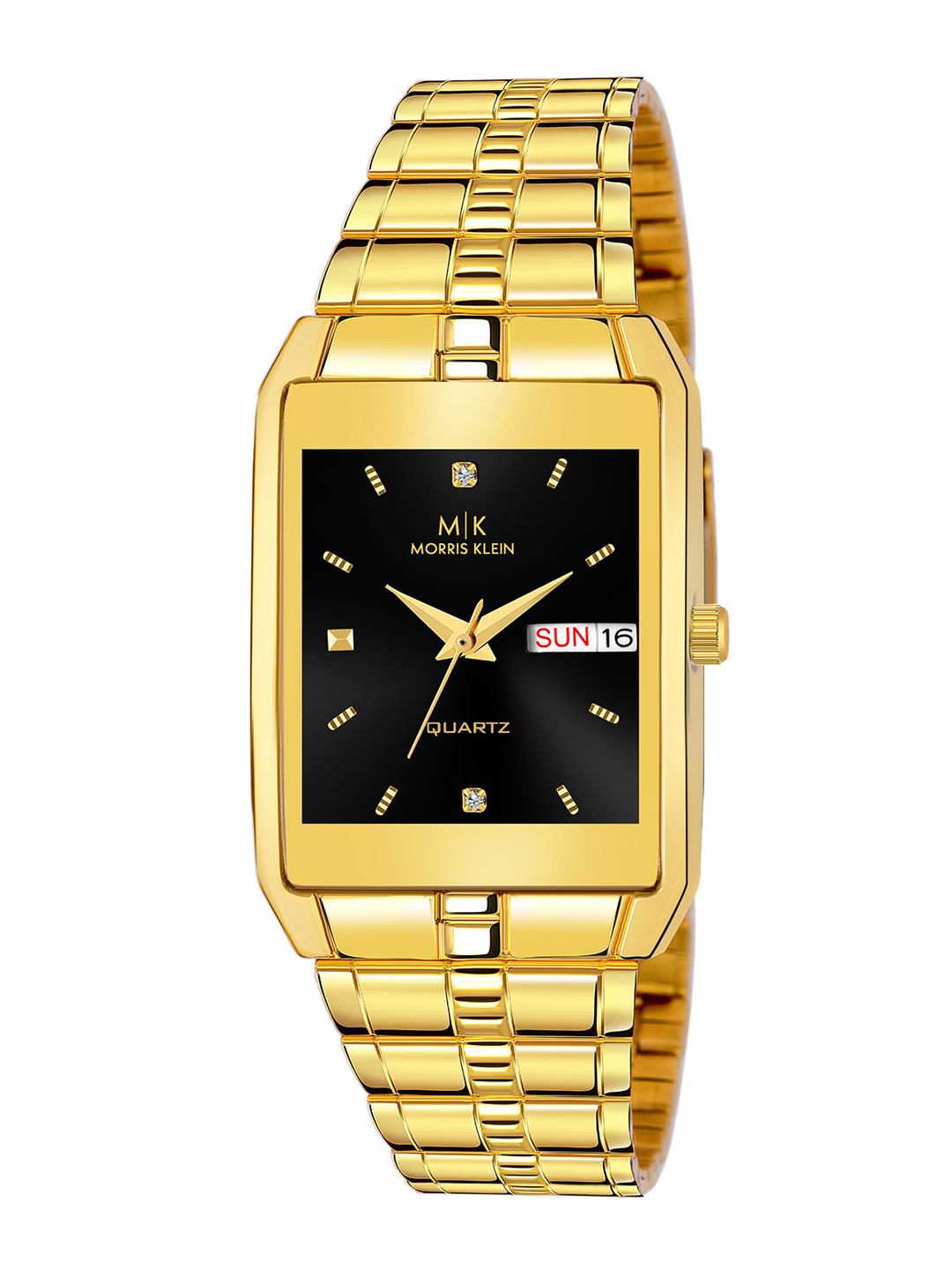 

MORRIS KLEIN Men Black Dial & Black Stainless Steel Bracelet Style Straps Analogue Watch MK-1013