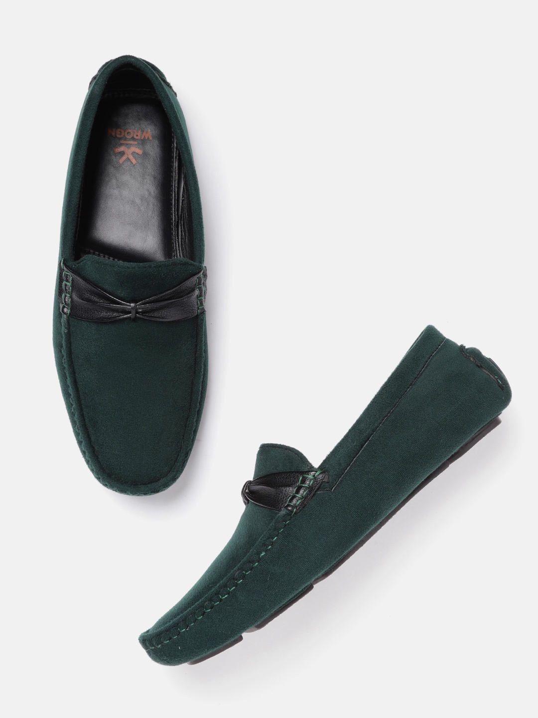 

WROGN Men Green Solid Loafers