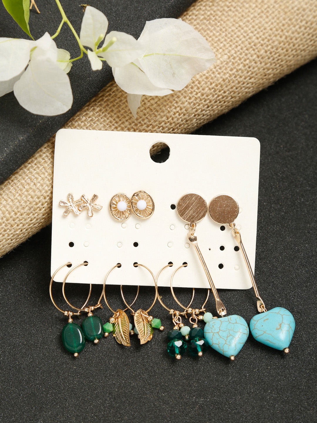 

Madame Assorted Contemporary Drop Earrings