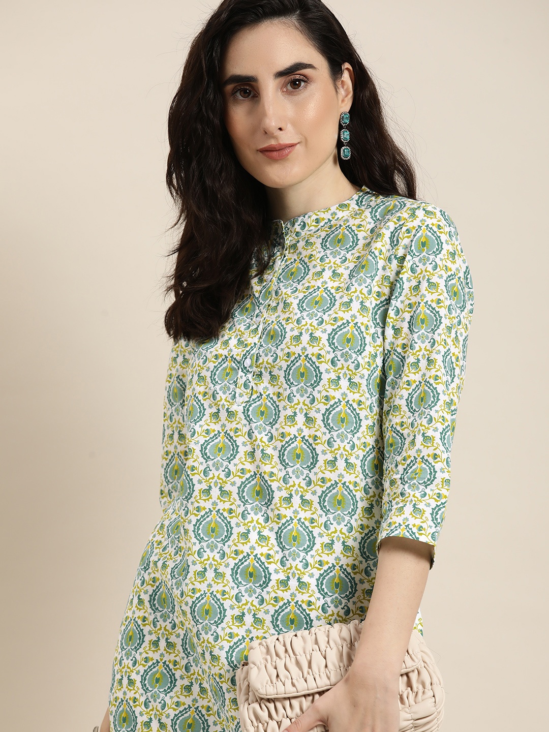 

Moda Rapido Women Multicoloured Ethnic Motifs Printed Kurta, Multi