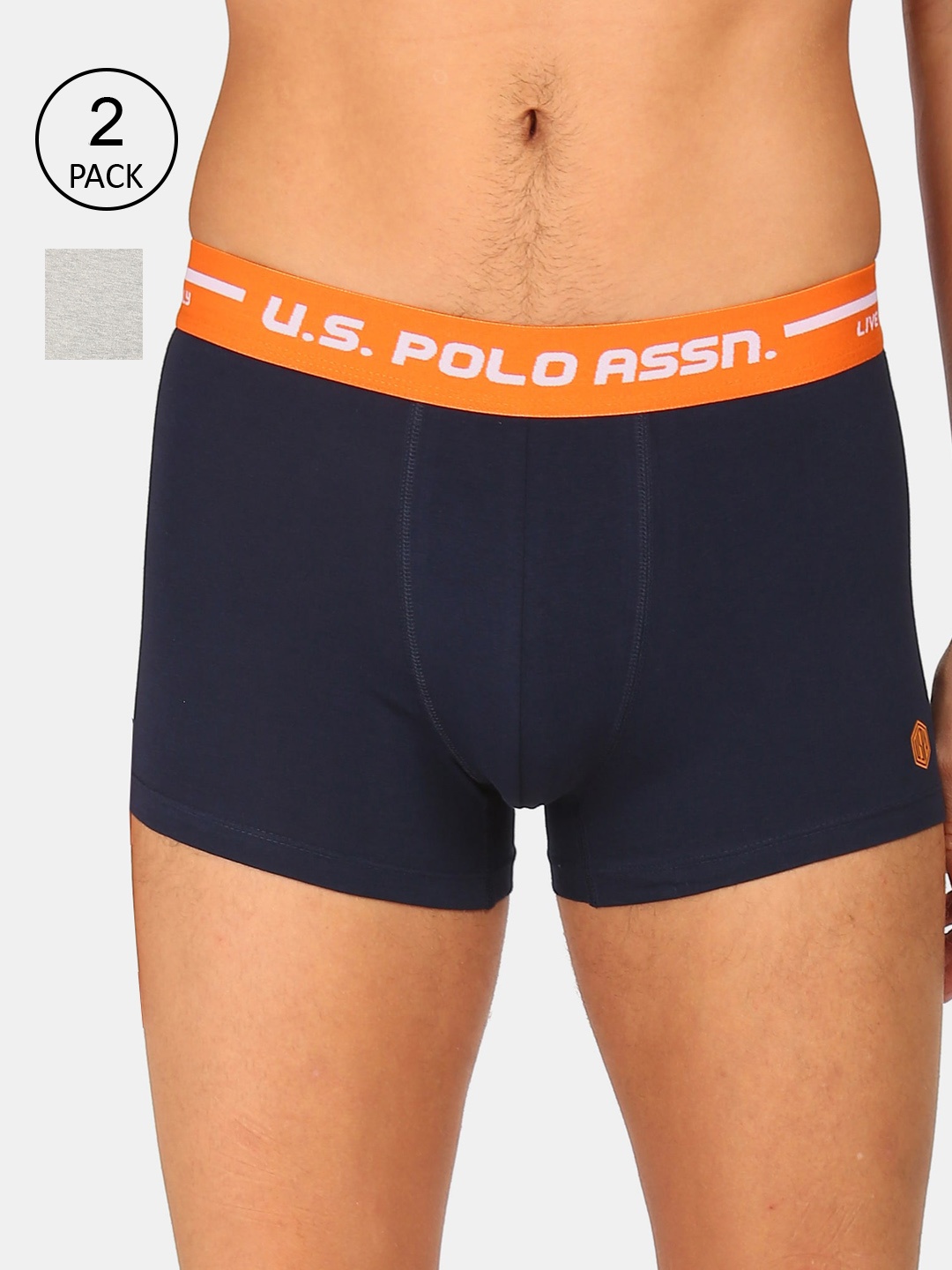 

U.S. Polo Assn. Men Pack Of 2 Assorted Trunks IYAI-GN0-P2