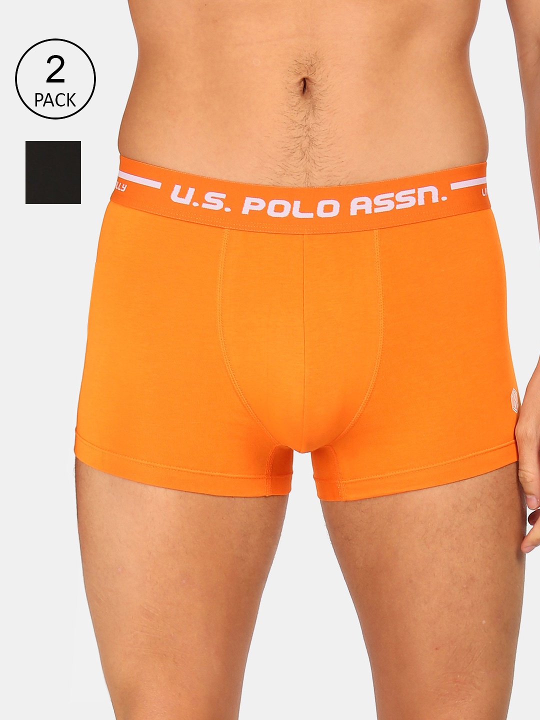 

U.S. Polo Assn. Men Pack of 2 Assorted Solid Trunks IYAI-OZ0-P2
