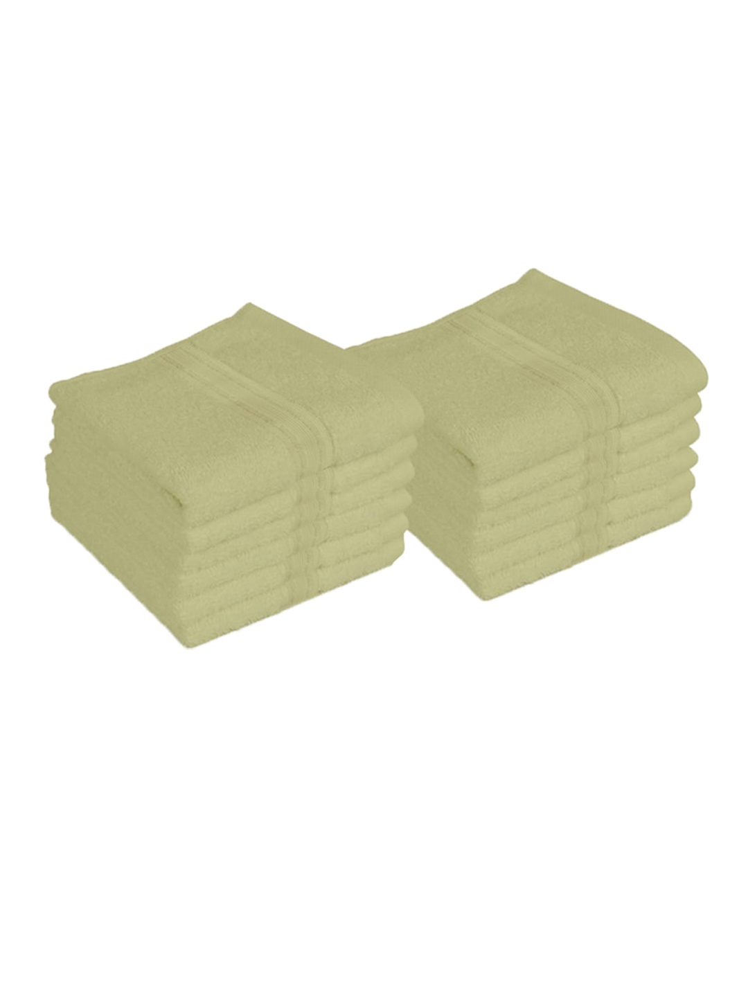 

Lushomes Cream Pack of 12 450 GSM Super Soft Cotton Face Towel