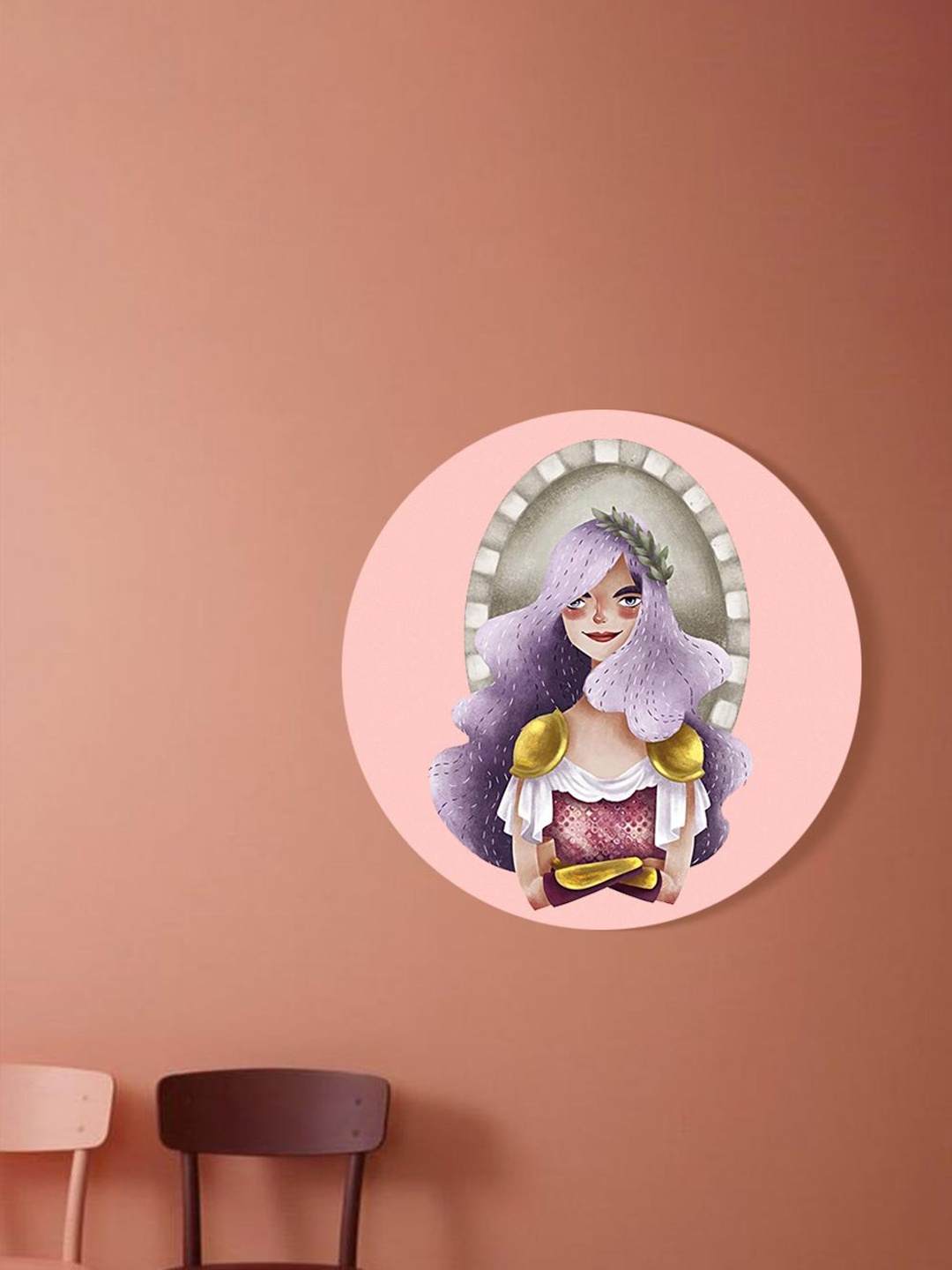 

THE ARTMENT Multicoloured Blessings of Greek Gods Canvas, Multi