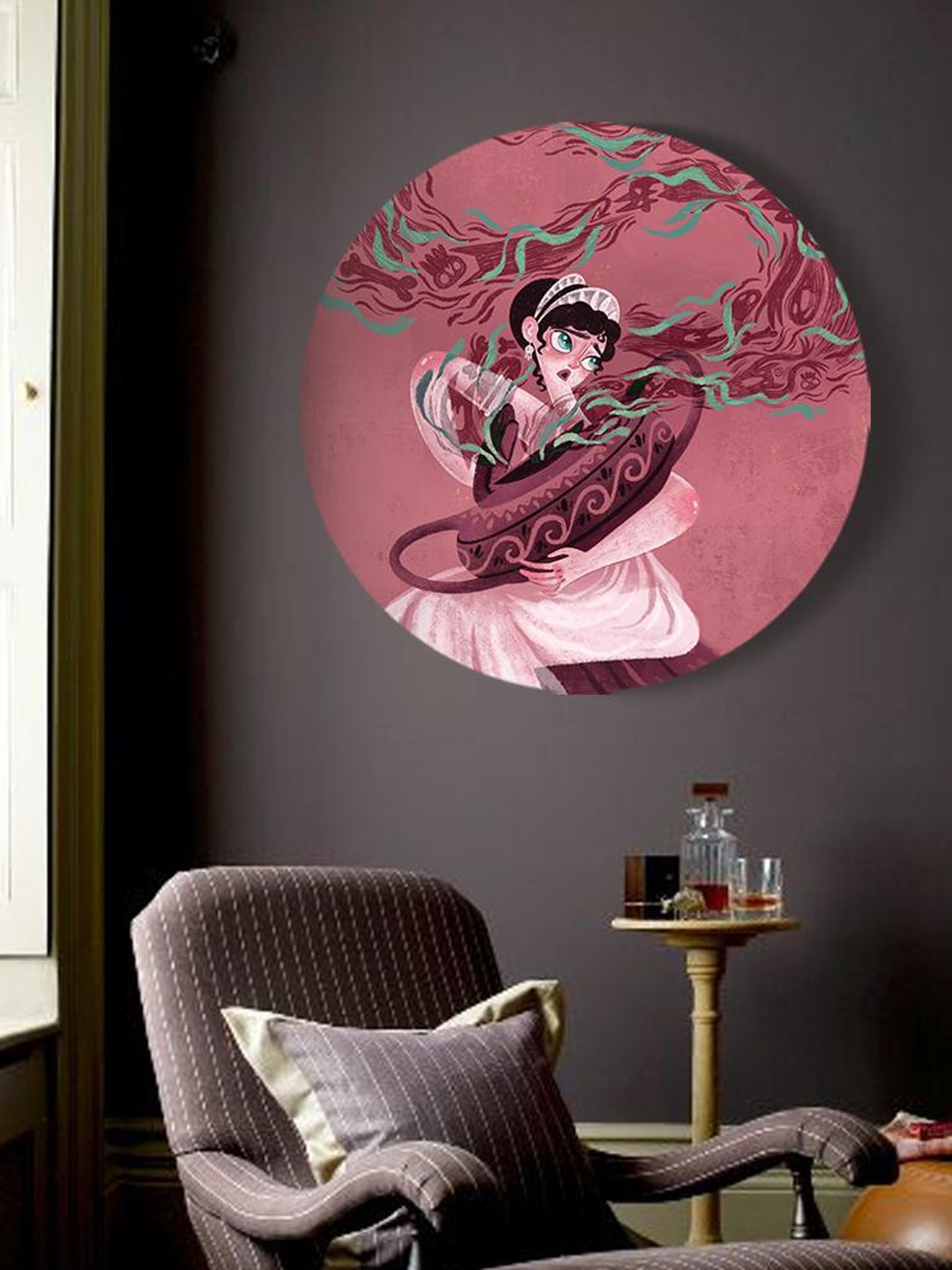 

THE ARTMENT Delightful Greeks Canvas With Matte Finish, Multi