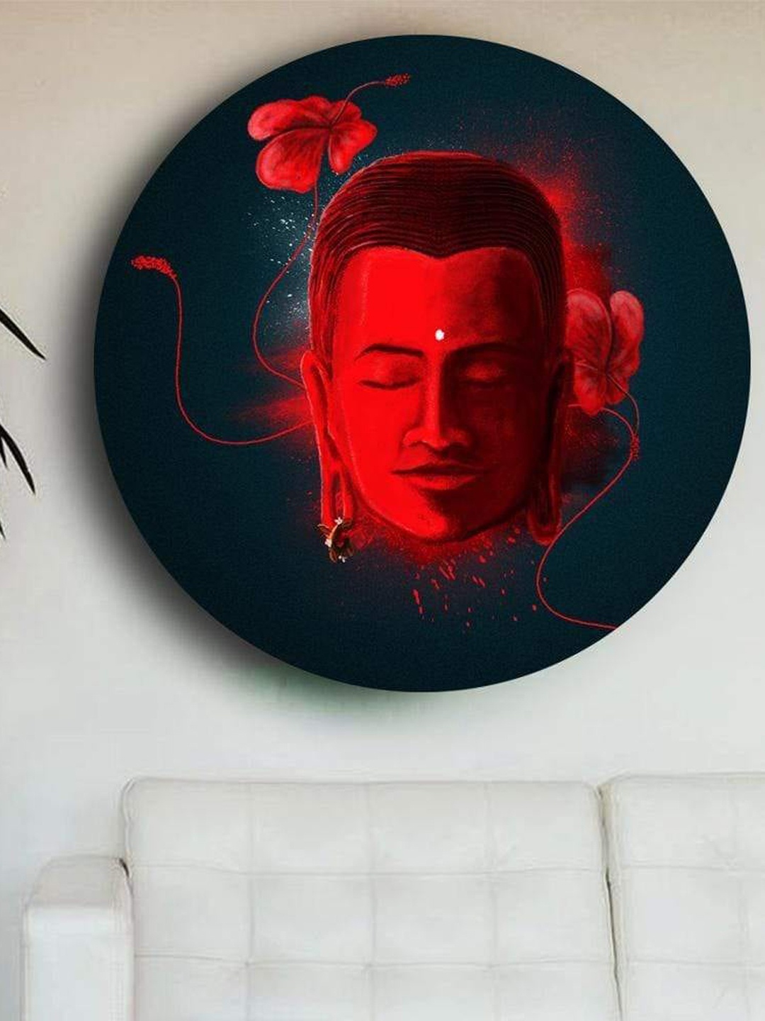 

THE ARTMENT Multicoloured Buddhas Philosophy Canvas, Multi