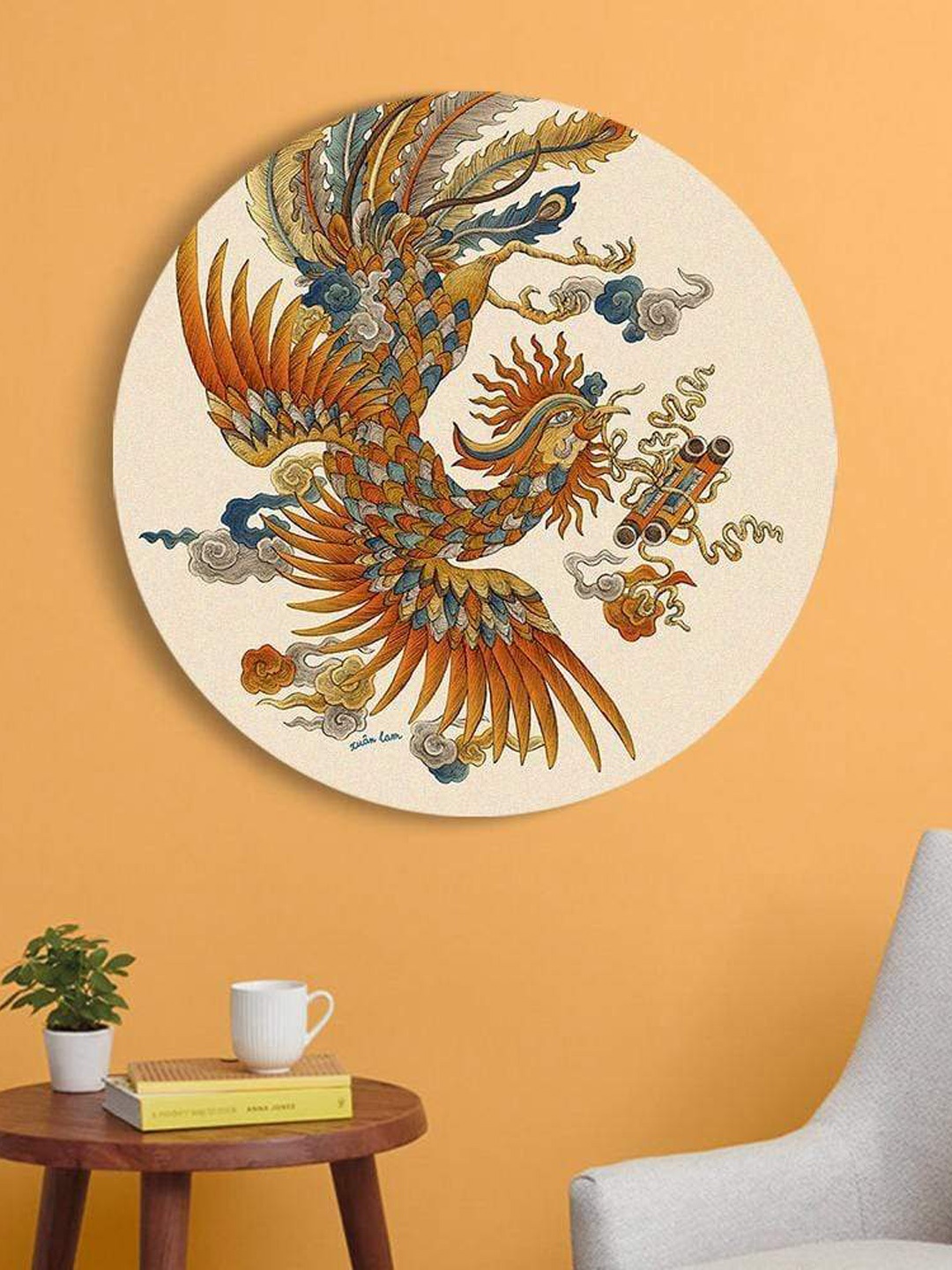 

THE ARTMENT Brown Lucky Loong Canvas