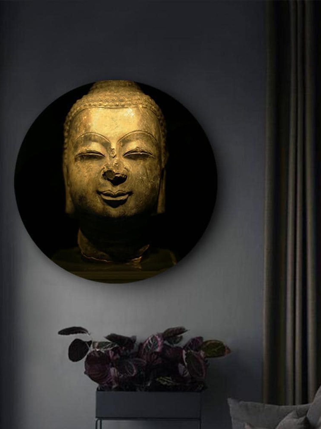 

THE ARTMENT Brown Enlighten Your Mind Canvas With Matte Finish