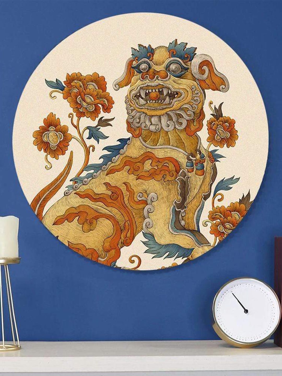

THE ARTMENT Brown Lucky Loong Canvas - Matte Finish