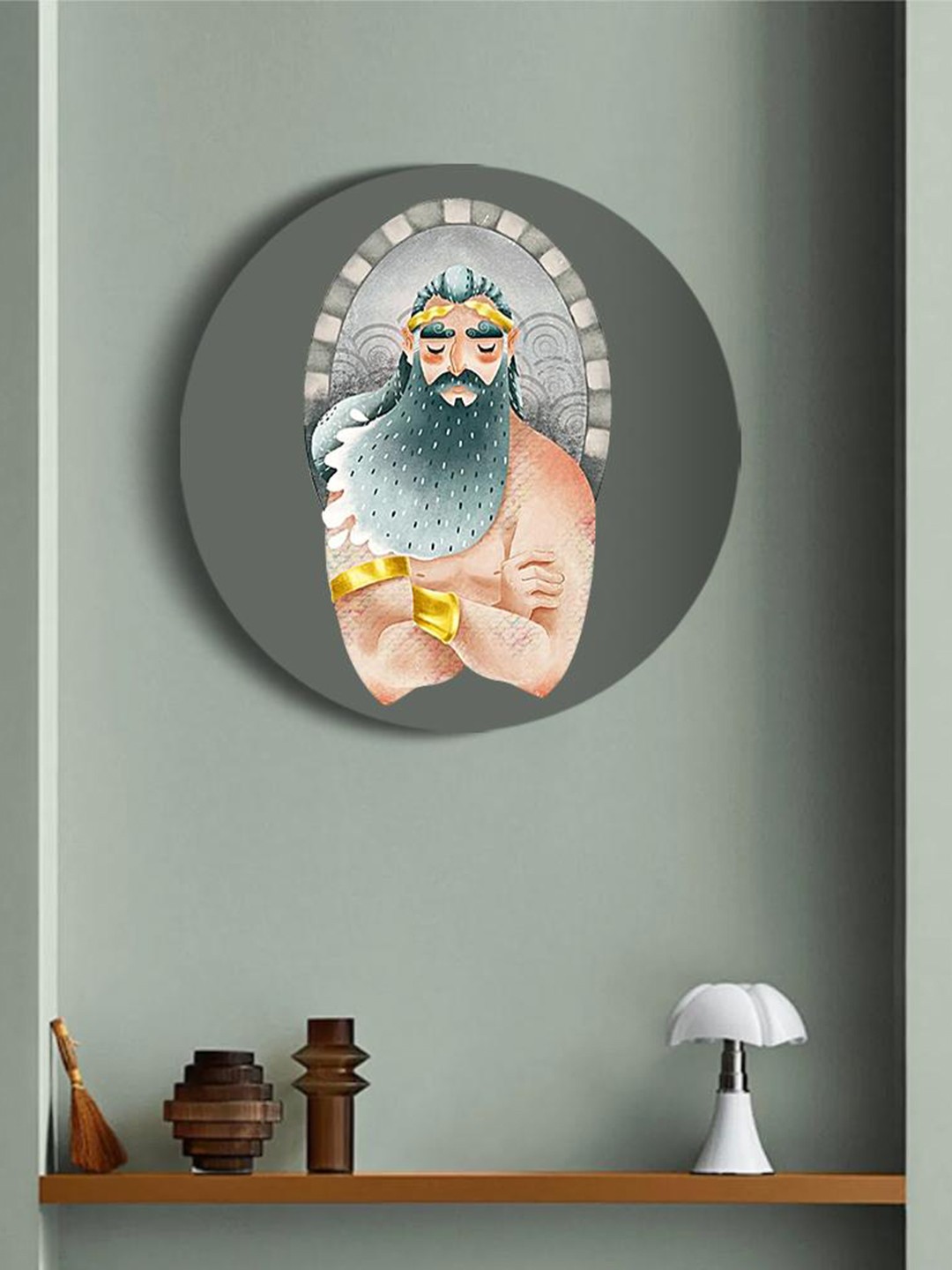 

THE ARTMENT Blessings of Greek Gods Canvas Matte Finish, Multi