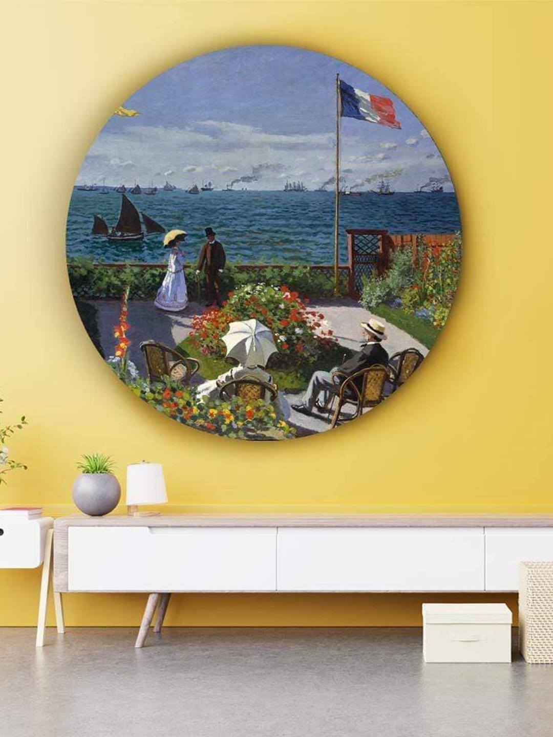 

THE ARTMENT Blue Monets Visit to Sainte-Adresse Canvas