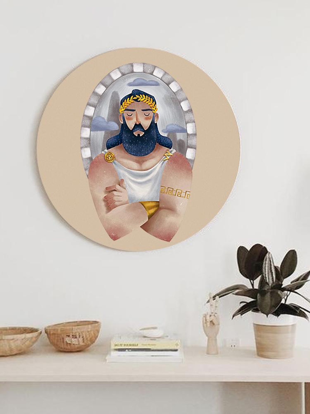 

THE ARTMENT Blessings of Greek Gods Canvas - Matte Finish, Multi