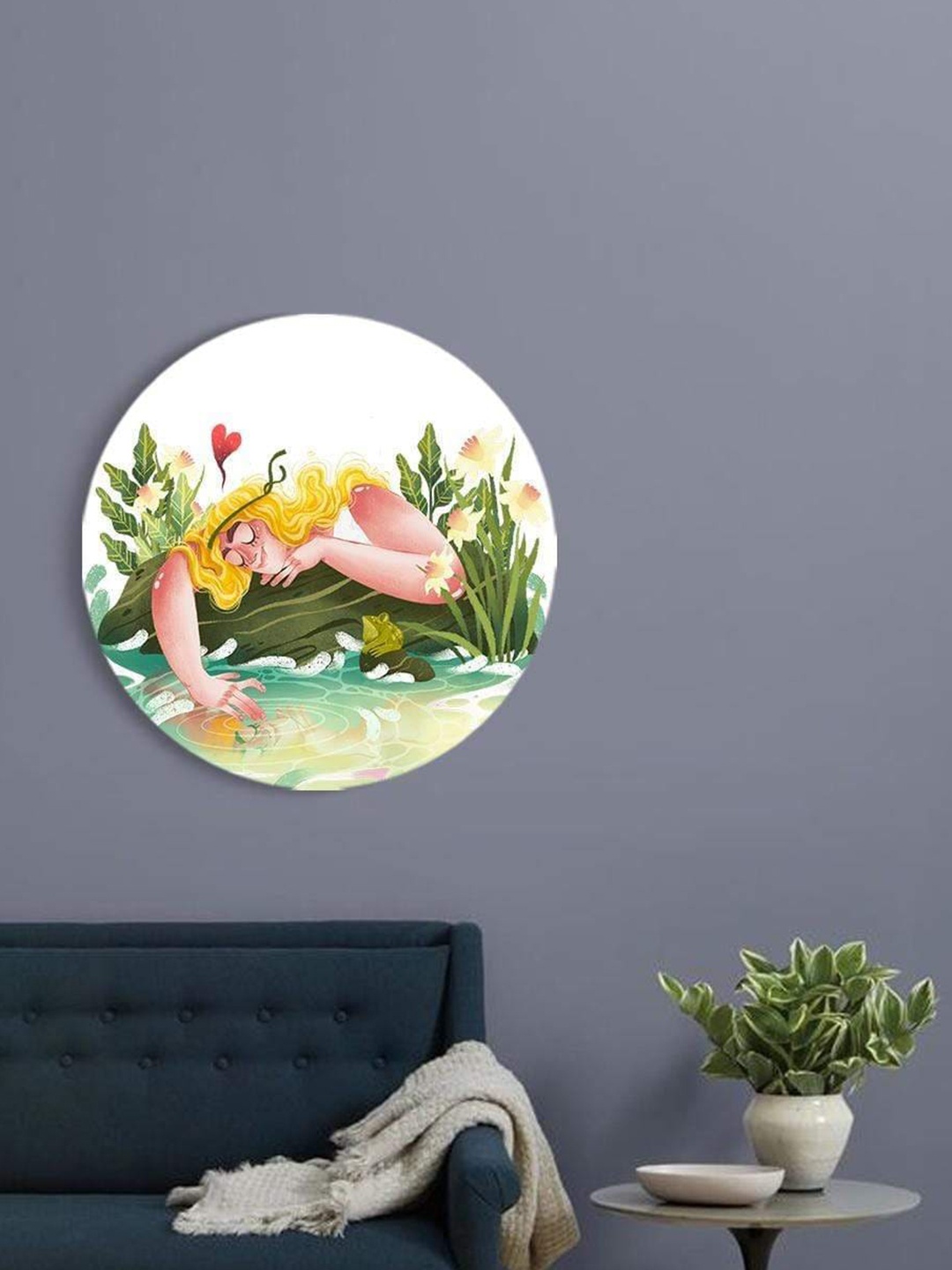 

THE ARTMENT Delightful Greeks Canvas - Matte Finish, Multi