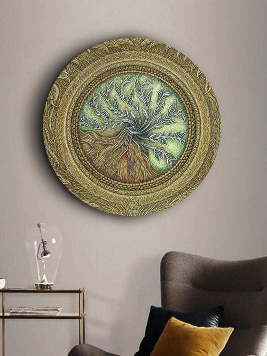 

THE ARTMENT The Wishing Tree Matte Finish Canvas- Large, Multi