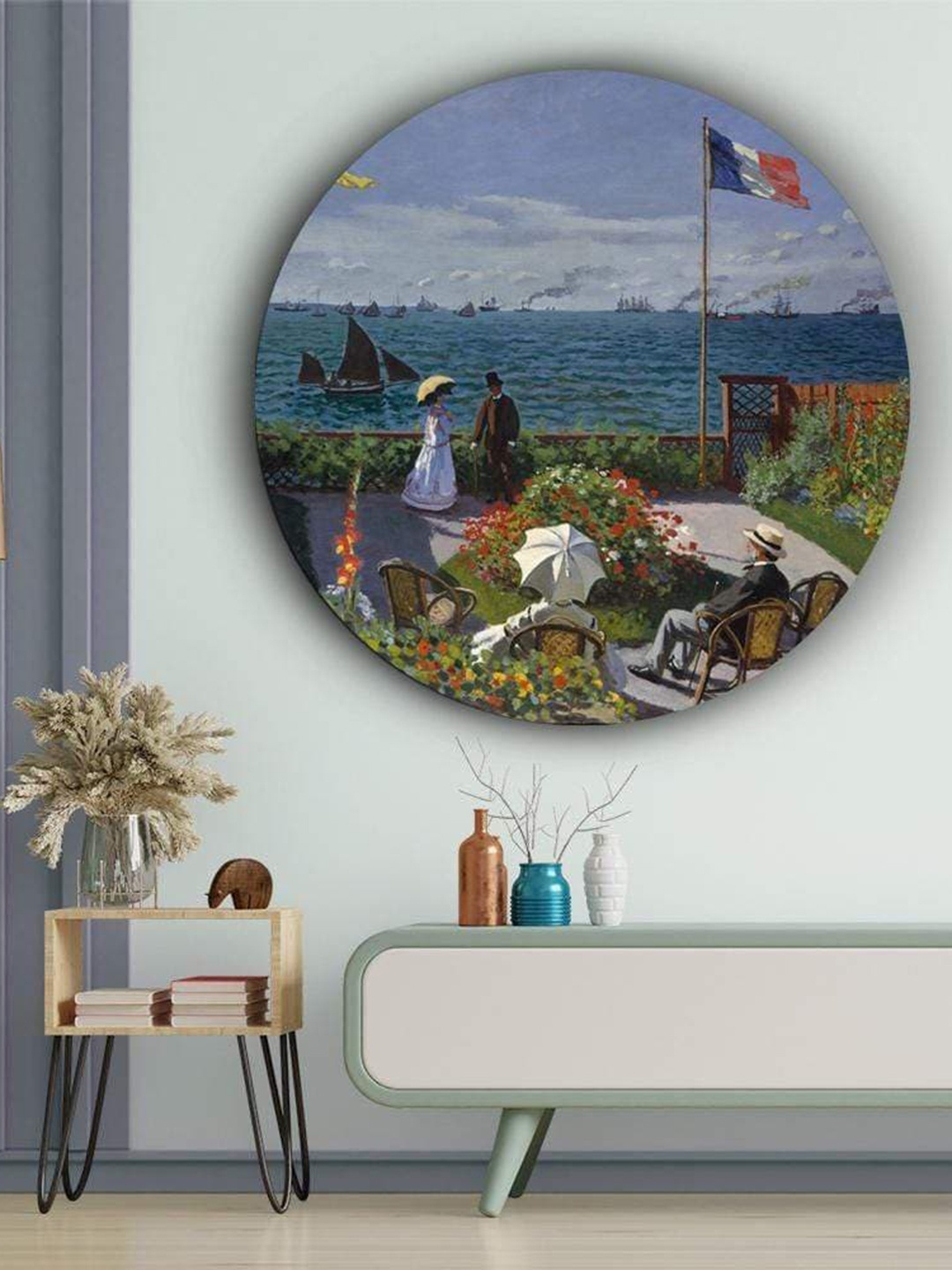

THE ARTMENT Monet's Visit to Sainte-Adresse Canvas - Matte Finish, Multi