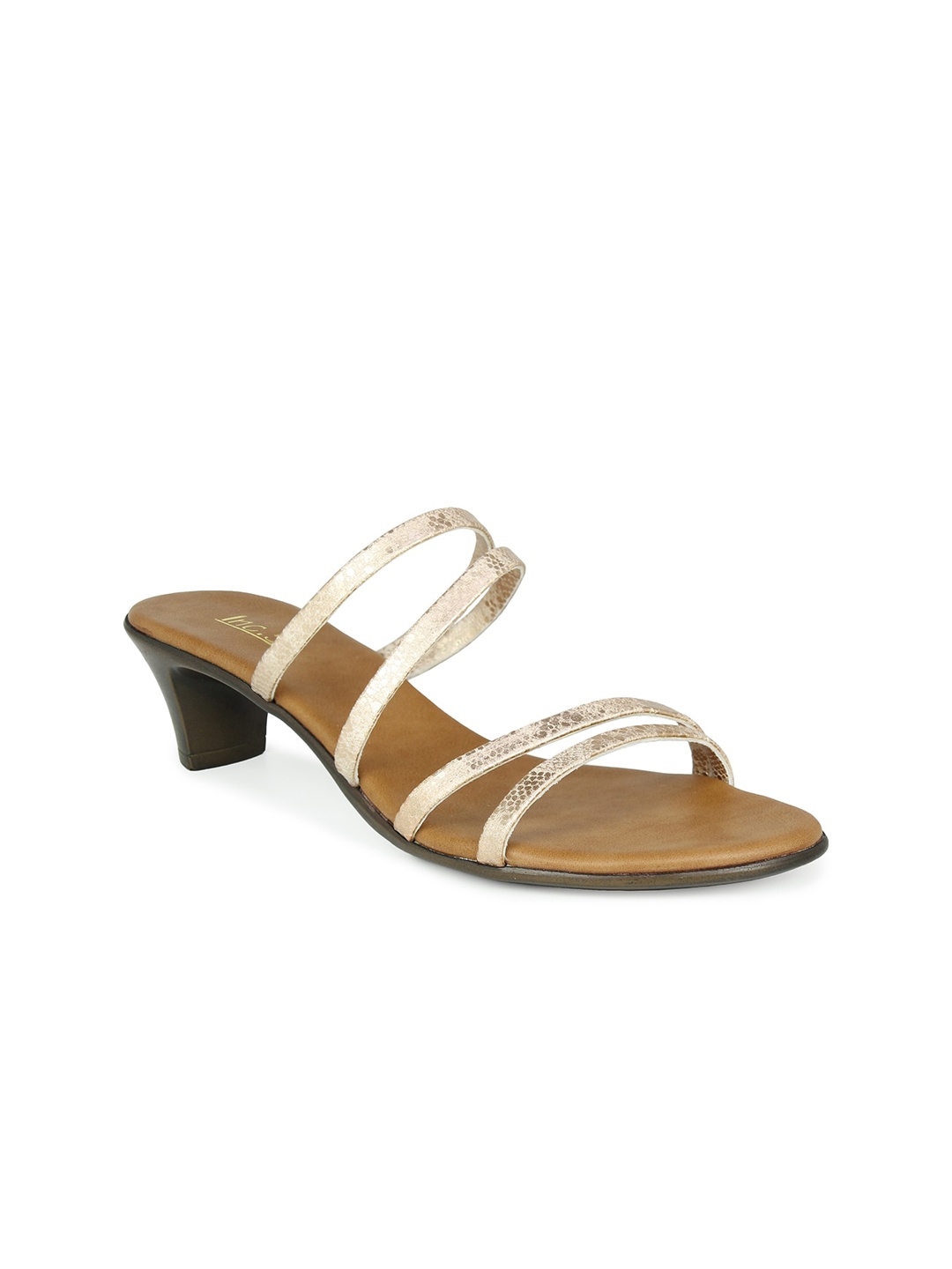 

Inc 5 Gold Block Sandals