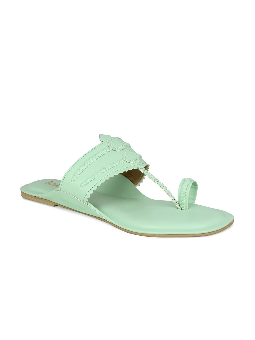 

Inc 5 Women Green One Toe Flats