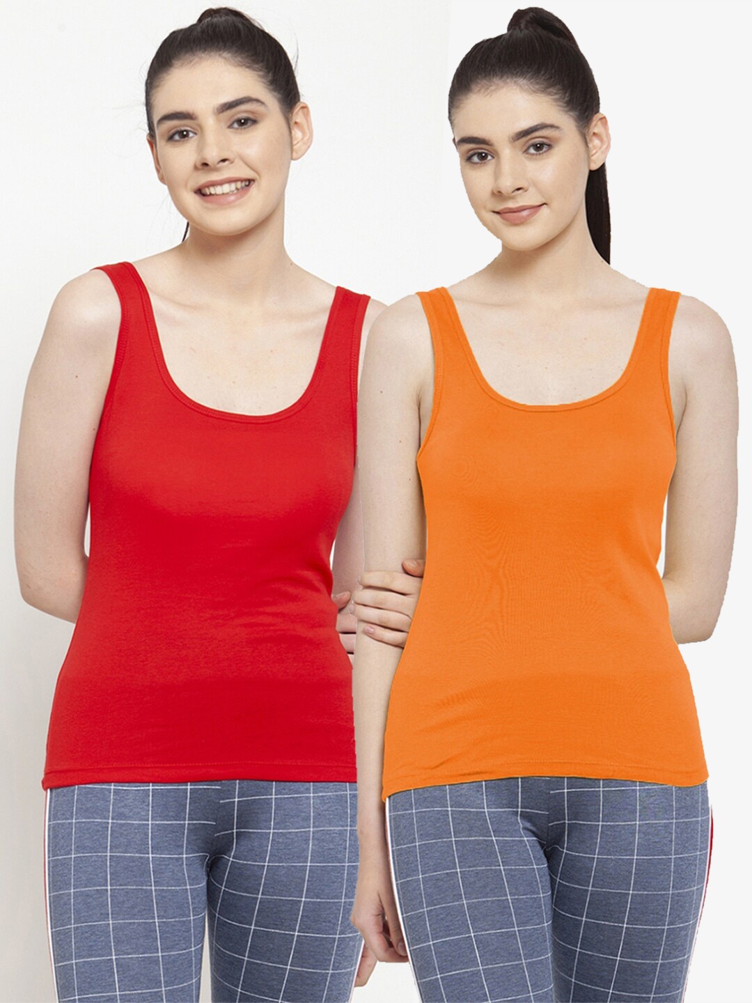 

Friskers Pack Of 2 Tank Tops, Red