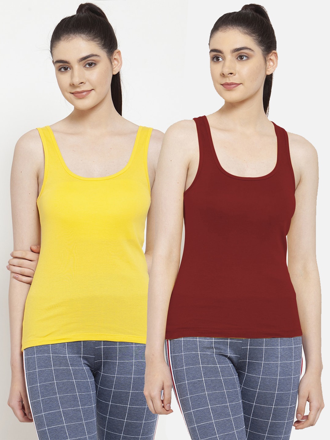 

Friskers Yellow Tank Top