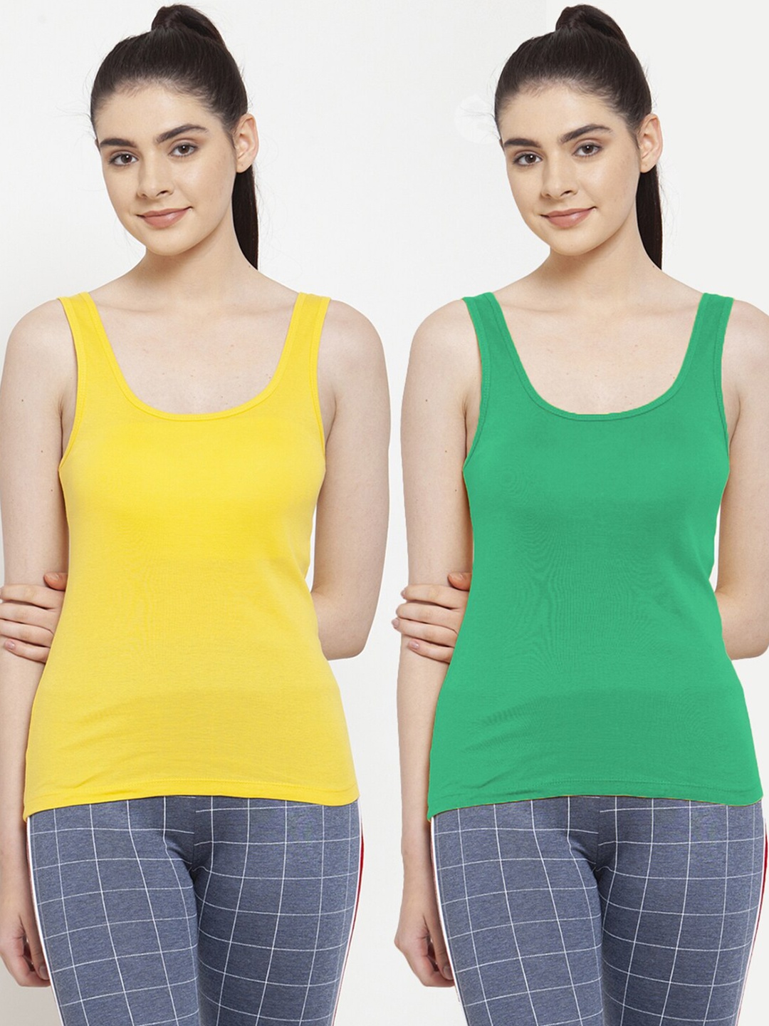 

Friskers Yellow Tank Top