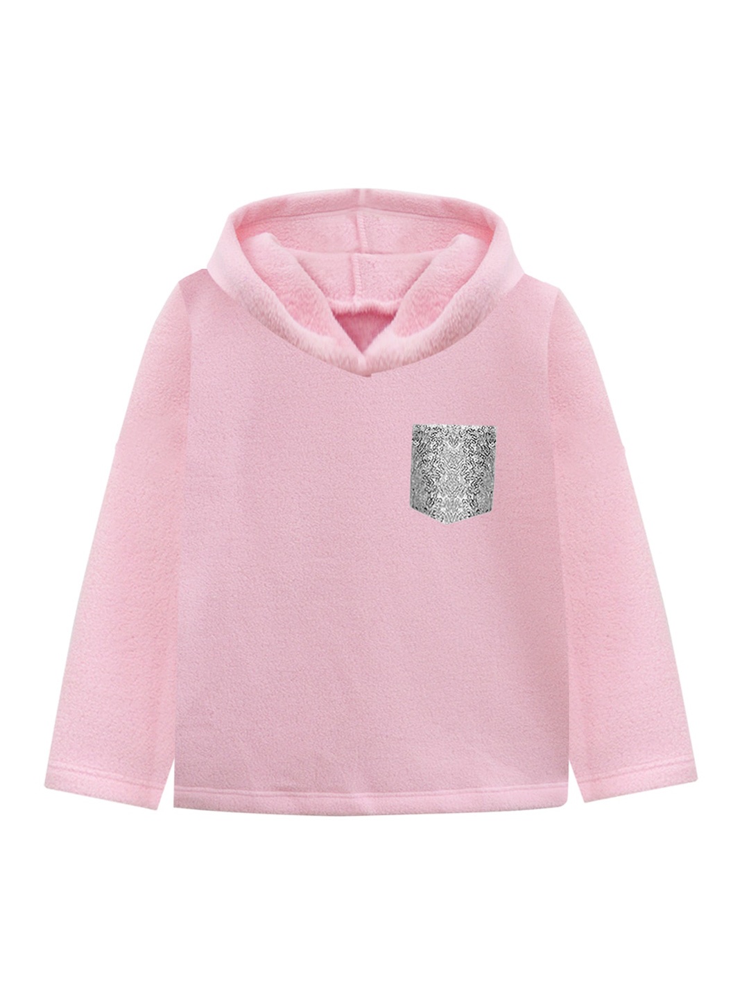 

A T U N Girls Pink Hooded Sweatshirt