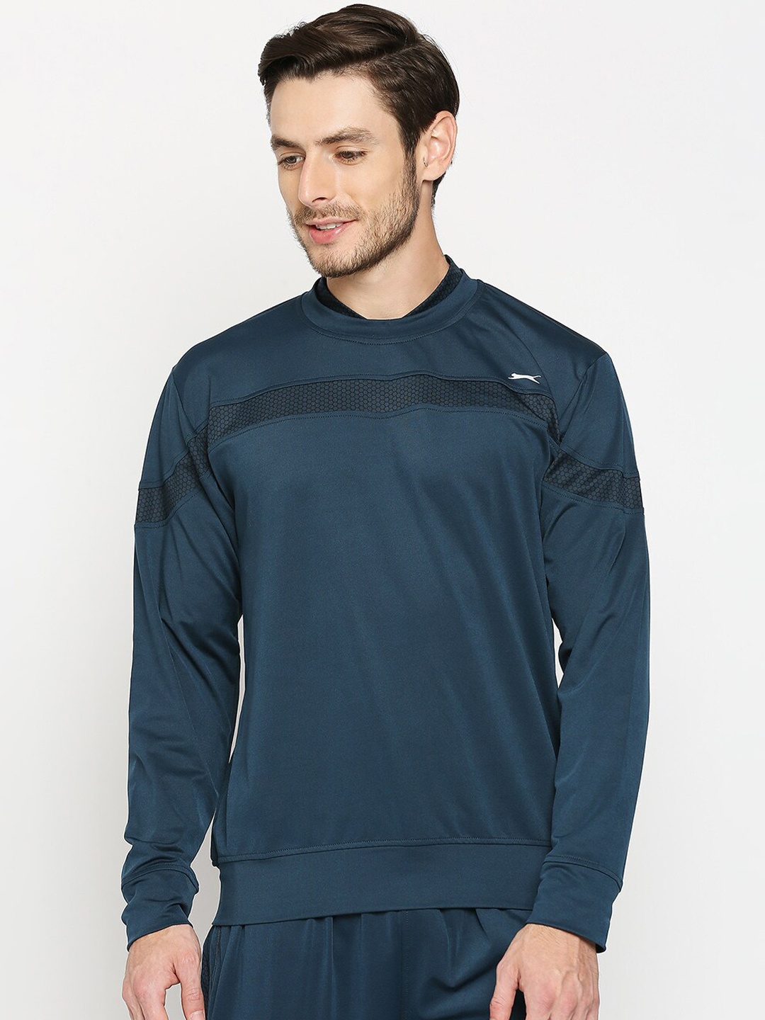 

Black Panther Men Teal Solid Sweatshirt, Blue