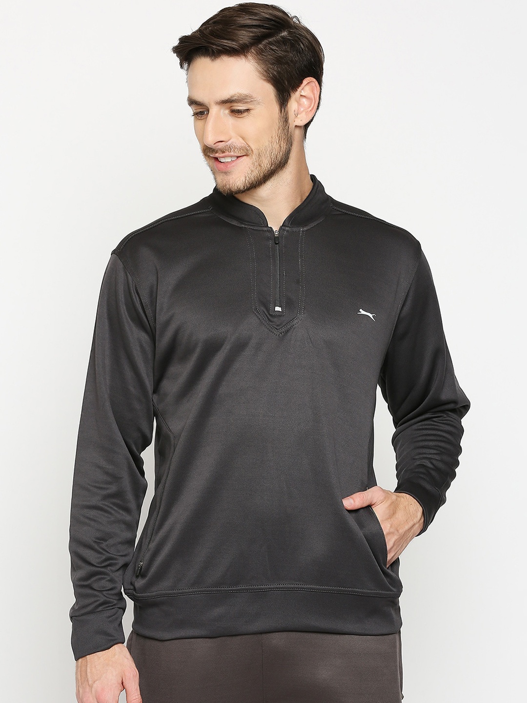 

Black Panther Men Charcoal Black Sweatshirt