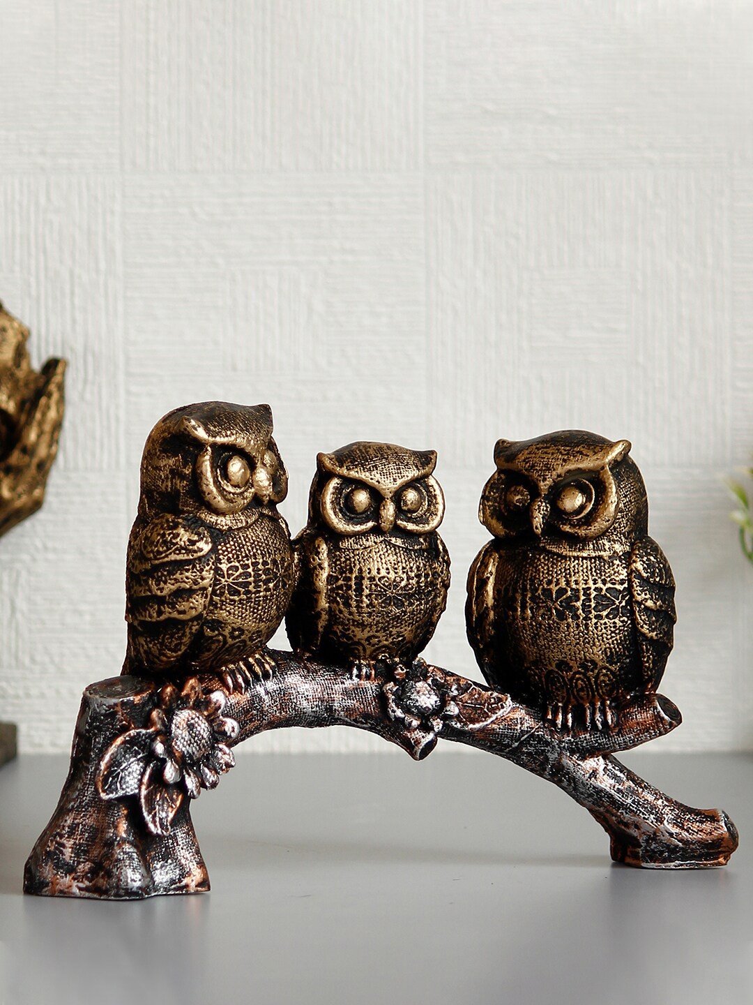

eCraftIndia Copper-Toned Handcrafted Polyresin Decorative Showpiece