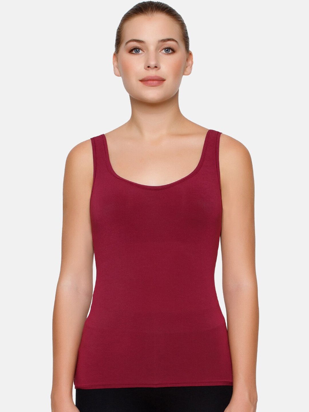 

Sloggi Women Go Allround One Size Seamless Vest Tank Top, Maroon