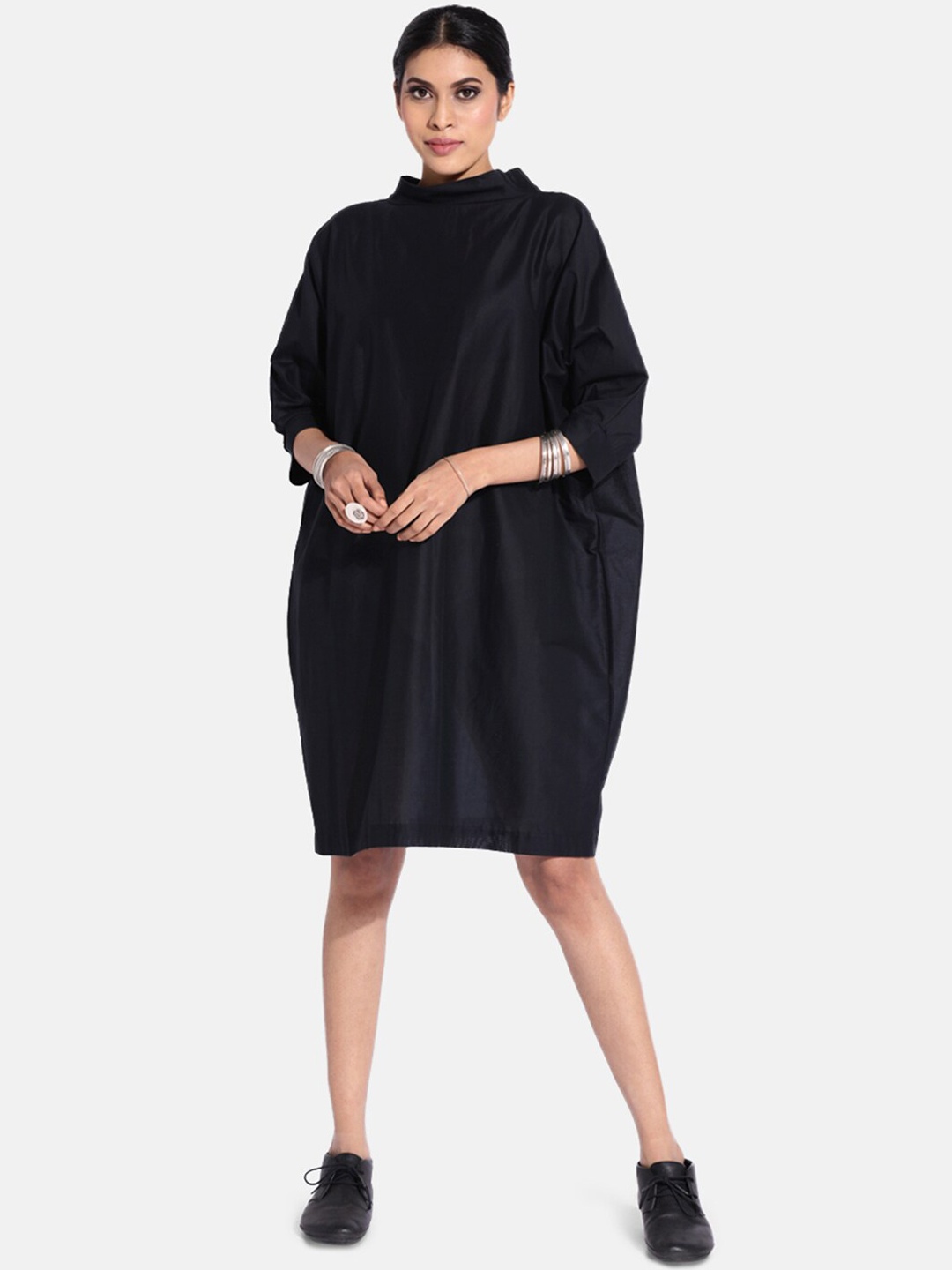 

GRASS by Gitika Goyal Black A-Line Dress
