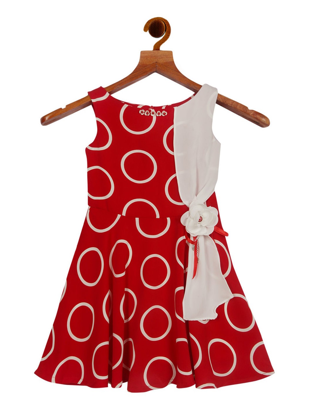 

Tiny Girl Girls Red A-Line Midi Dress