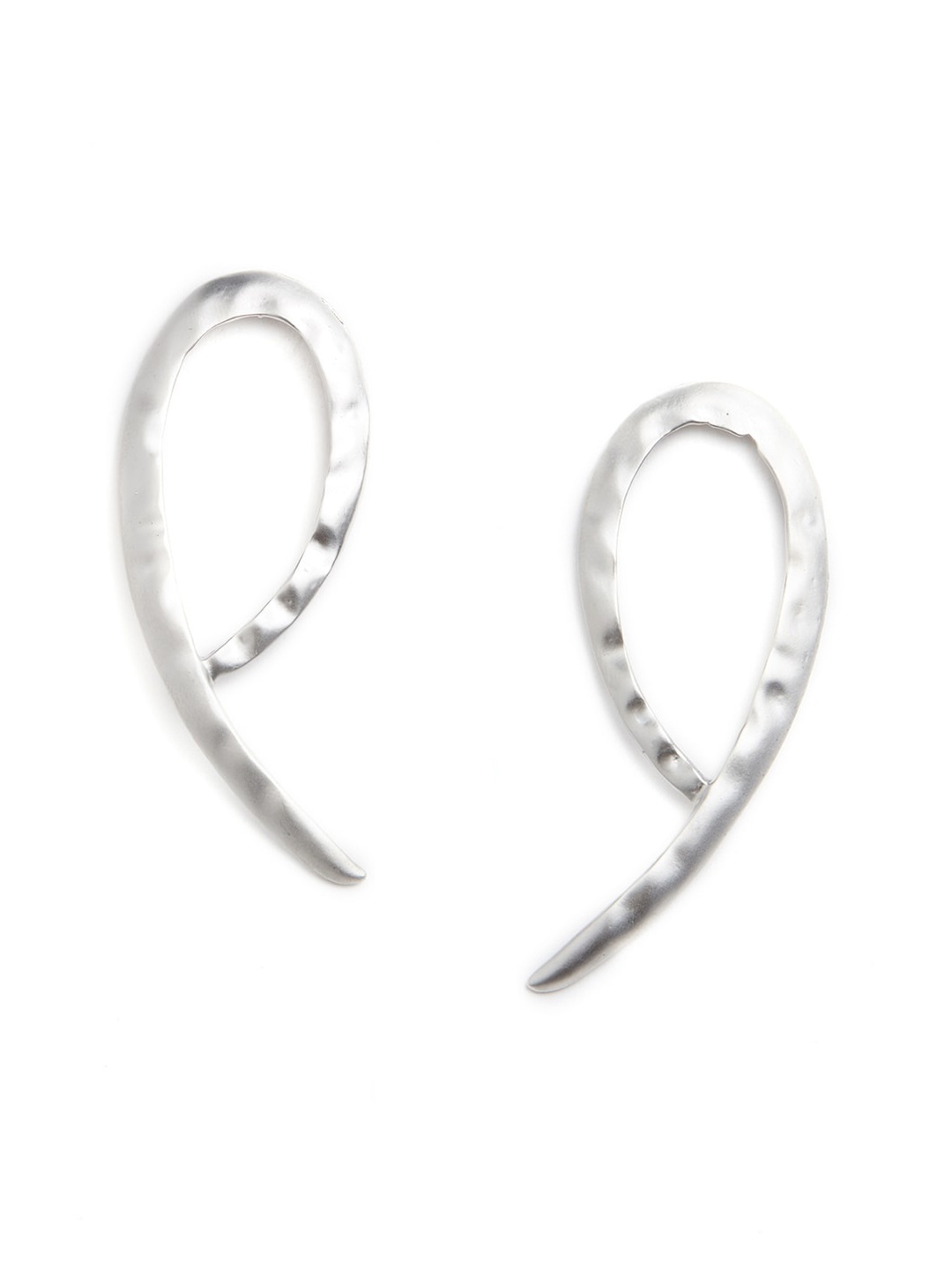 

Blisscovered Silver-Toned Contemporary Stud Earrings