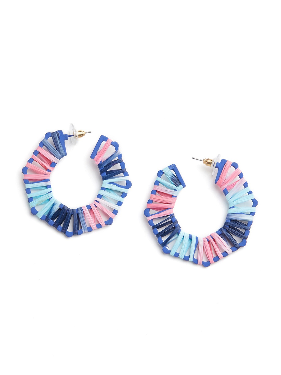 

Blisscovered Black Circular Hoop Earrings