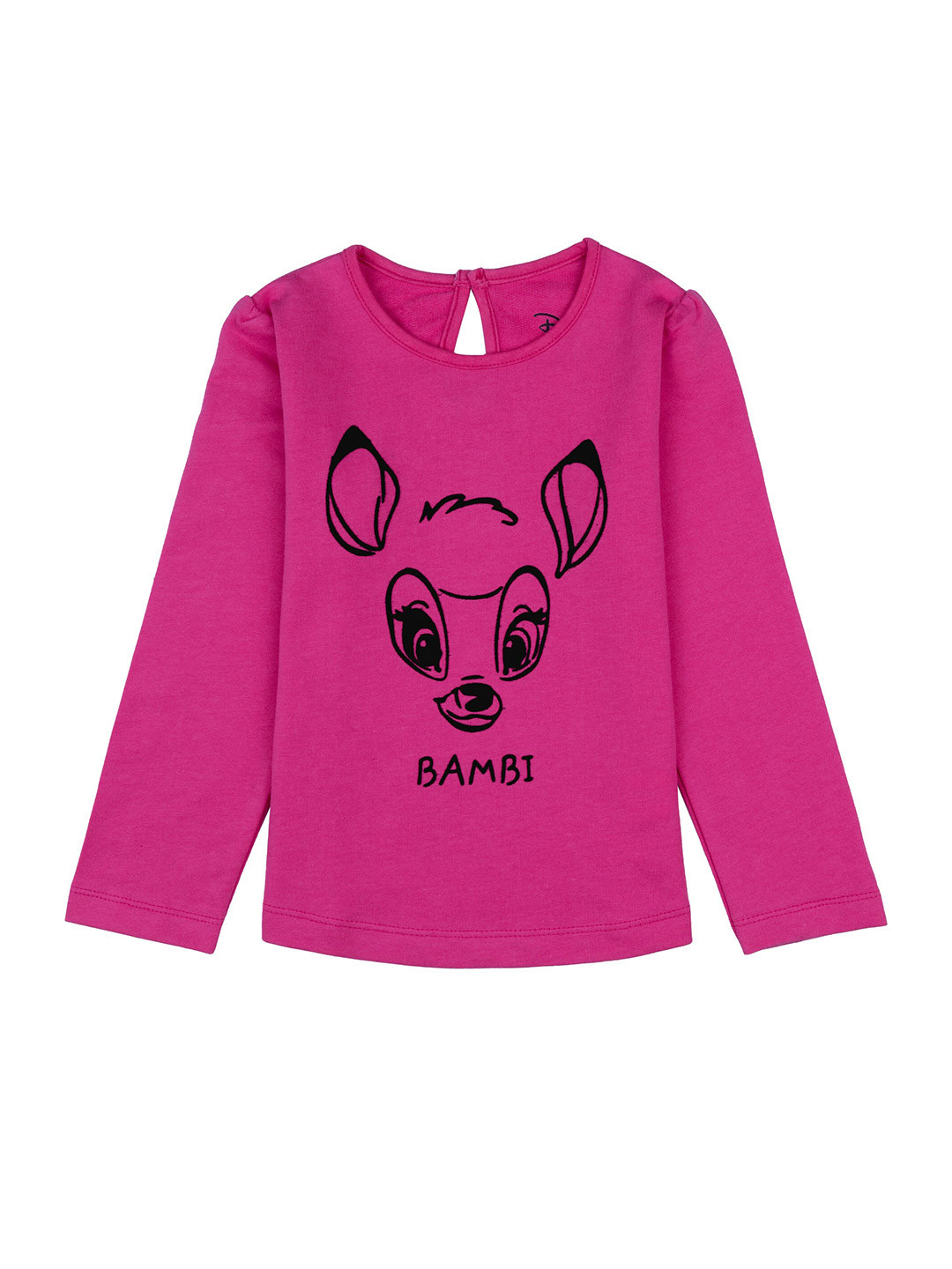 

Disney Girls Pink Typography Printed T-shirt