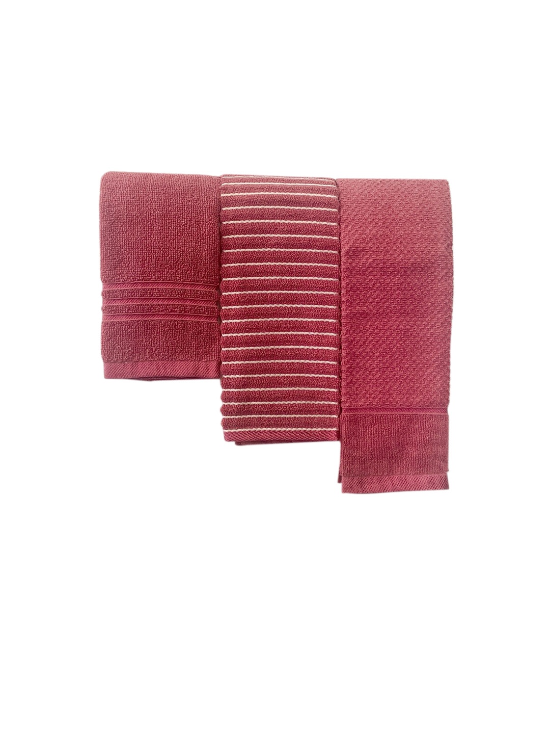 

Lushomes Pack of 3 Maroon Cotton Kitchen Hand Wash Towel