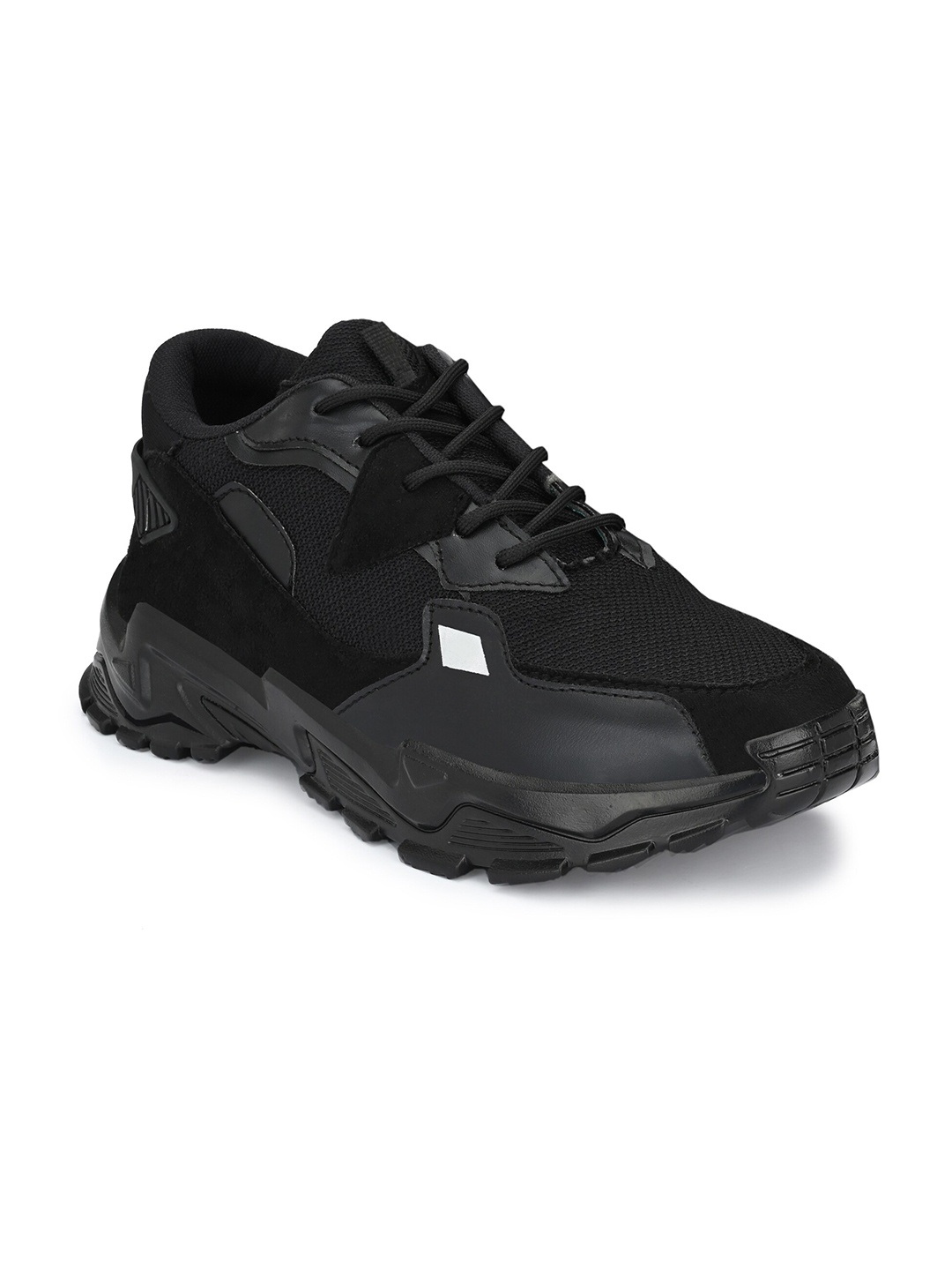 

Big Fox Men Black Big Fox Dragon-5 Mesh Running Non-Marking Shoes